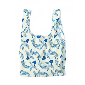 kind bag reusable medium bag koi fish