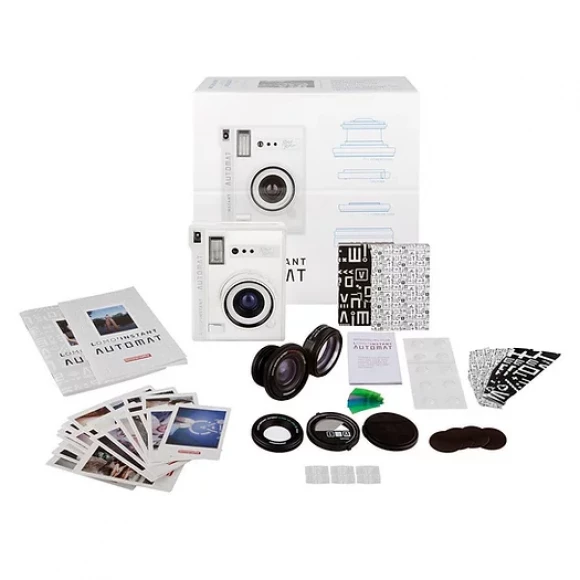 lomo instant automat and lenses white bora bora