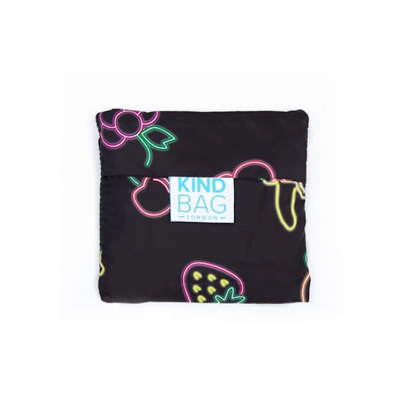 kind bag reusable medium bag neon fruits