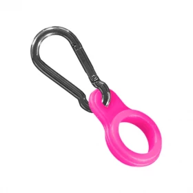 carabiner neon pink